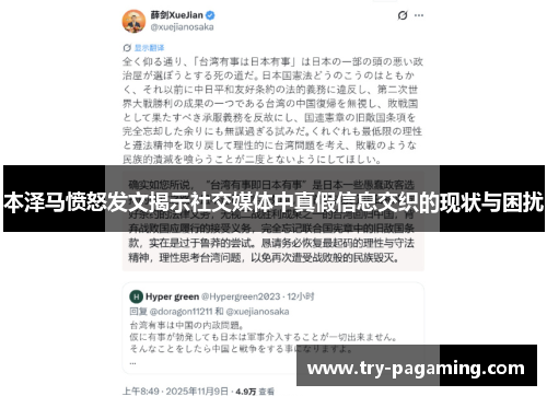 本泽马愤怒发文揭示社交媒体中真假信息交织的现状与困扰